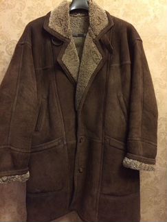 Куртка-дублёнка муж. Verona, коричневая, XL