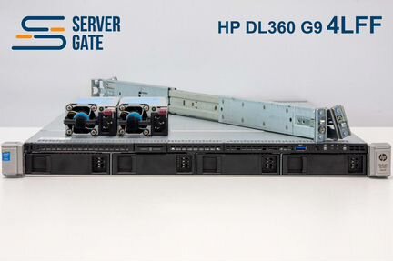 Сервер HP DL360 G9 4LFF 2x E5-2650v3 128 GB
