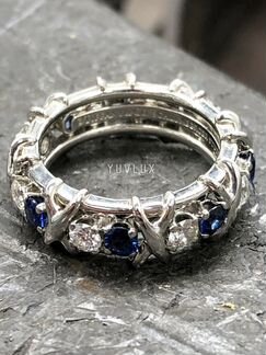 Tiffany Schlumberger золотое кольцо 1.24 ct