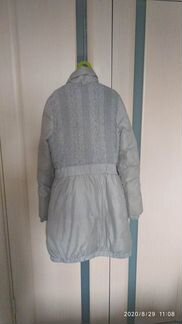 Куртка зимняя светло-серая 44-46 размеер