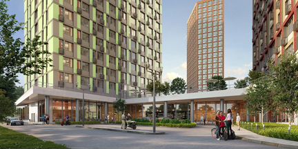 1-к апартаменты, 46 м², 9/21 эт.