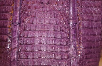 Лаванда Настоящий крокодил Новая сумка