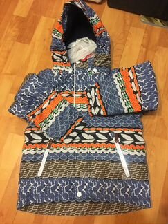 Куртка рейма Reima 122 128 фиолетовая и оранжевая