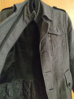 Пальто мужское полушерстяное 46-48 размер