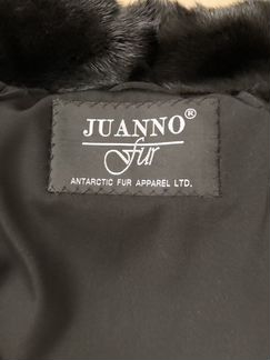Шуба норковая juanno FUR Италия