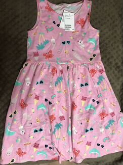 Новое летнее хб платье H&M, 8-10