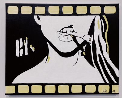 Картина в стиле поп Арт Smoking