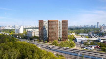 2-к апартаменты, 57.3 м², 11/28 эт.