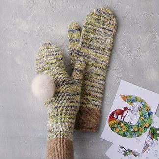 Варежки. Варежки вязаные. Вязаные варежки женские