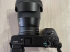Фотоаппарат Sony A 6500 с линз Sigma AF 16mm f/1.4