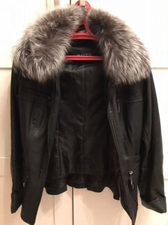 Куртка кожаная женская с мехом новая