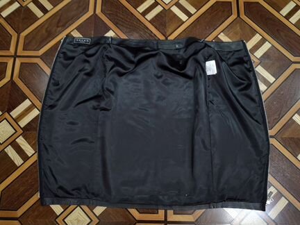 Юбка жен, натуральная кожа